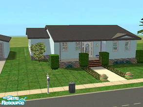 Sims 2 — 150-Lt BlueRanch-BV by rhiamom — An open floor plan makes this 2 bdrm 2 bath home easy for your Sims to