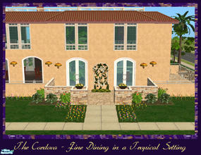Sims 2 — The Cordova by Degera — A fabulous fine dining experience with a taste of the tropics for your Sims, The Cordova