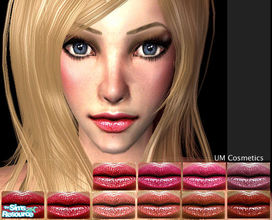 Sims 2 — UM Q Watershine Gloss by UM_Creations — The set includes 10 shiny colors that blend great with all types of