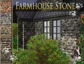Sims 3 — Cyclonesue's Farmhouse Stonework by Cyclonesue — A rustic stone for farms, cottages, castles, medieval