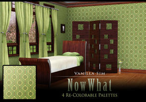 Sims 3 — NowWhat by Vanilla Sim — Mirrors some of the radical graphical designs the sprung out of the 50s