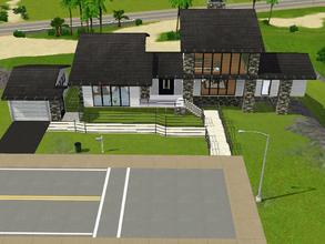 Sims 3 — The Diplomat by simsboy9913 — The Diplomat features an open planned living space, 2 bedrooms, a loft, 1