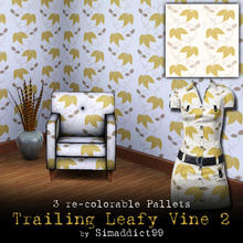 Sims 3 — Trailing Vine Small by Simaddict99 — trailign vine leaves, small