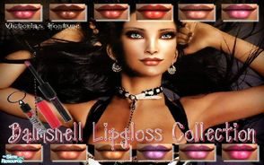 Sims 2 — VF Balmshell Lipgloss Collection by fortunecookie1 — Here are 12 new conditioning lipglosses for your favorite