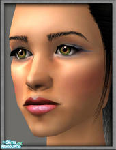 Sims 2 — Purple \'n\' yellow by katelys — Soft eyeshadow in six different color combinations. Available for teens to