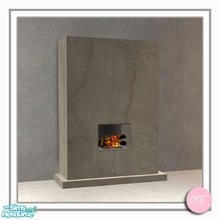 Sims 2 — Interlock Fireplace Stone by DOT — Interlock Fireplace Stone. Fireplace, Gone, Dresser, Coffee, and End Table