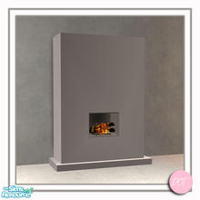 Sims 2 — Interlock Fireplace MESH by DOT — Interlock Fireplace MESH. (buy again if moved after placement - please find in