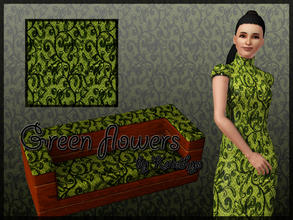 Sims 3 — Repeating flowers by katelys — Fabric