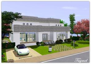 Sims 3 — Residence-02 - Full Furnished by TugmeL — Modern Beach House, 3 bedrooms, 3 bathrooms, tv room, large lounge,