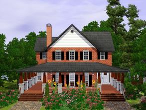 Sims 3 — Farm House by simsboy9913 — This house is situated on a mature treed lot perfect for a 1 child family. The house