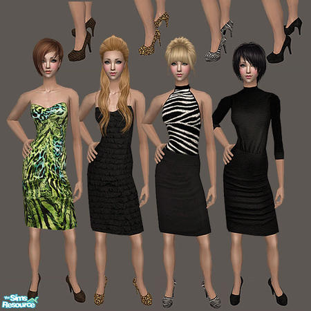 Sims 2 — Cocktail by Elena. — 1 mesh (inluded in set) + 4 retextures! Enjoy!