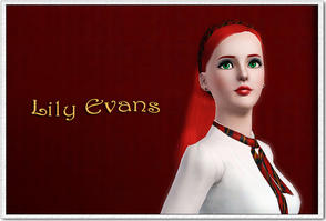 Sims 3 — Lily Evans by ailivina — Harry Potter's mother