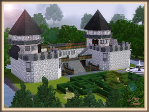 Sims 3 — Hamilhurst Castle by foxysensei — An enormous castle for your royal sims, or those with a a penchant for
