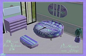 Sims 2 — TC-146 Soto Bedroom RC by mom_of2boyz — I used PureElements Soto Bedroom for TC-146. The textures for this weeks