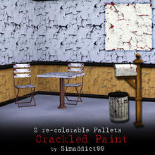 Sims 3 — Crackled Paint by Simaddict99 — crackled and peeling paint