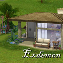 Sims 3 — Micro Beach Starter under 13k by exdemon1120 — Just enough room for the sim who wants to live a simple life.