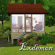 Sims 3 — Cozy Micro Starter Under 14k by exdemon1120 — This wonderful micro home features a full kitchen, bath, and