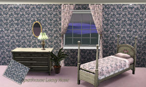 Sims 3 — lacey Rose pattern by openhousejack — rose design lace fabric