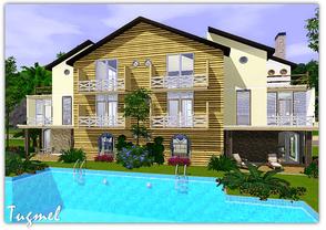 Sims 3 — Residence-03 - Full Furnished by TugmeL — 4 bedrooms, 3 bathrooms, tv room, large lounge, dining room, swimming