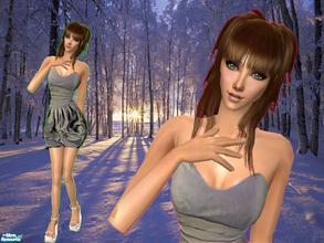 Sims 2 — Silver Balloon Dress by SouR_CherrY_GirL — Nothing