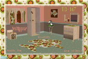 Sims 2 — TC-147-Ikea Godmorgan Bathroom RC by mom_of2boyz — Texture Challenge 147 is a recolor of Ricci2882\'s Ikea