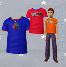 Sims 3 — openhouse CM logo tee by openhousejack — three different logo on a child tee