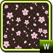 Sims 3 — LV Cherry Blossom pattern by siwaki — LV Cherry Blossom pattern