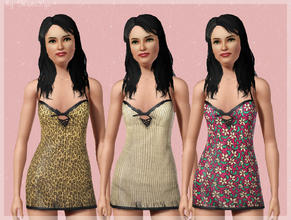Sims 3 — Fashion set 05 - Nighties by katelys — Cute nightie in three different versions. No mesh required. Features 2