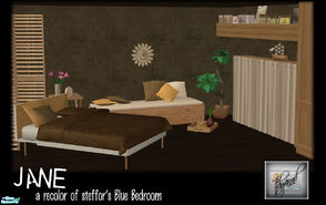 Sims 2 — Jane - Blue Room RC by tdyannd — A natural recolor of Steffor\'s Blue Room. 
