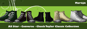 Sims 3 — All Star - Converse Chuck Taylor Clasic Pack by martijnaikema — Ever wanted a pair of trendy All Star sneakers