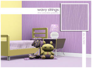 Sims 3 — Wavy Strings by Zelia by Annie_Leduc — Wavy Strings pattern