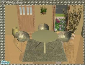 Sims 2 — Murano Globe Kobana by Eisbaerbonzo — Murano\'s globe set in geometrical optics. It\'s great for a breakfast