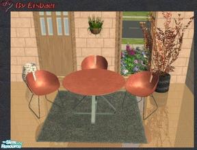 Sims 2 — Murano Globe Blackkonya by Eisbaerbonzo — Murano Globe dining to fit my Blackkonya Tokyo bedroom. The light