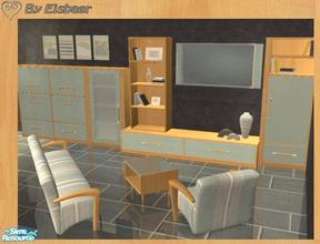Sims 2 — Shoukeir Magali Bleu TC51 by Eisbaerbonzo — These cabinets are meant to match my Shoukeir Six TC51 set - thats