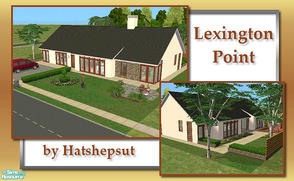 Sims 2 — Lexington Point by hatshepsut — Modern single storey dwelling, fully furnished and smartly landscaped.