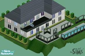 Sims 1 — Simmerly Hills - Modern Manor by ladytimedramon — Situated in the fashionable \"Simmerly Hills