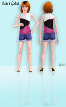 Sims 3 — Cutie & Girlish Top by Roan_ — 