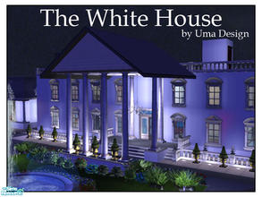 Sims 2 — The White House by Uma Design — Now you can have a presidential residence in your Sims2 community! Move in to