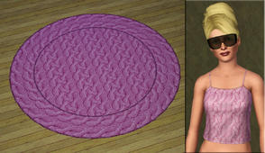 Sims 3 — KnitKnot 8  by katelys — knitted fabric pattern with 2 color palletes