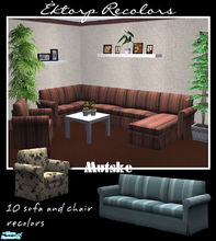 Sims 2 — Ektorp Recolors by Mutske — On request some more recolors for the Ikea Ektorp.