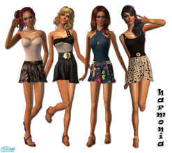 Sims 2 — Sophisticated Women by Harmonia — don\'t forget HarmoniaMesh A008