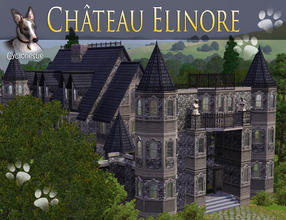 Sims 3 — Chateau Elinore by Cyclonesue — A medieval chateau gives the excuse to peer out opulently at poorer neighbours