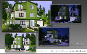 Sims 3 —  by Newtlco — A large contemporary house for large families.4 bed, 4bath, 3sto.Large pool completes the features