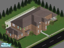 Sims 1 — Sam's French Country by frisbud — Another fine unfurnished home from Sam's Sims Realty. 4 bedrooms, 4 baths, a
