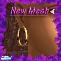 Sims 2 — Orecchini by Lurania by lurania — A new accessory mesh!More recolors on www.lurania.com!!