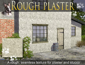 Sims 3 — Rough Plaster by Cyclonesue — Rough plaster or unfinished stucco - call it what you like - it's still totally