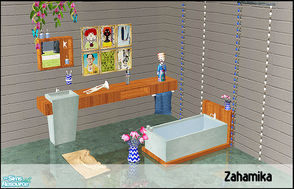 Sims 2 — Zahamika by steffor — a warm bathroom