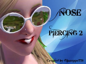 Sims 3 — Nose Piercing 2 by Giuseppe778 — Nose Piercing 2 for Female young adults and adults. NOTE: You can change the