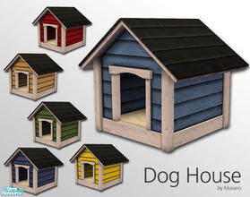 Sims 2 — Dog House by Murano — New dog house for your dogs and puppies! It comes in Scandinavian style with many
