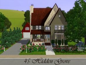 Sims 3 — 45 Hidden Grove by SimMonte — A farm house for the growing family. Features open living space, 3 beds 3 and half